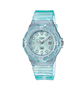 Мужские наручные часы CASIO LRW-200HS-2E в цветовой гамме Прозрачный/Голубой. - изображение 1
