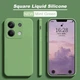 Силиконовый чехол Soft Touch для Xiaomi Redmi Note 13 Pro 5G Зеленый - изображение 2