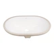 Комплект Qtap Stork - Раковина врізна овальна 560x400x200 мм White + Донний клапан PU02O - зображення 5