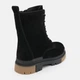 Женские зимние берцы высокие Lola Andy LO-ZM8855-1 39 24.5 см Черные - изображение 4