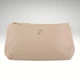 Косметичка бежевая, JANEKE Black Pouch Medium 25х13х7 см - изображение 1