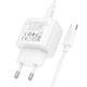 Зарядне мережеве Hoco CS53A 1хType-C PD 25W + кабель Type-C to Type-C швидка зарядка для пристроїв Android Білий - изображение 3