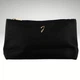 Косметичка черная, JANEKE Black Pouch Medium 25х13х7 см - изображение 1