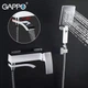 Змішувач для ванни GAPPO G3207-8, білий/хром G3207-8 - изображение 4
