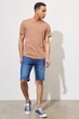 Футболка LEE Shaped Long Fit Коричневий M L62JCKA08 - изображение 3