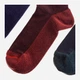 Набор женских носков прикольных высоких хлопковых Griffon Socks Cozy box 35-39 3 пары Разноцветный (ROZ6501033394) - изображение 3