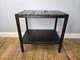 Стелаж (этажерка) 500х5200х360 мм WoodDecor из натурального дерева 2 полочки Черный - изображение 3