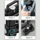Автомобильный компрессор U&P Halfsun SCK619 Black (PRN-SCK619-BK) - изображение 6