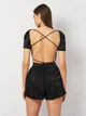 Футболка женская Zara 3067/150 S Черная (03067150800024) - изображение 2