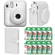 Подарунковий набір Fujifilm Instax Mini 12 Cray White: Камера + Чохол + Фотоальбом на 108 фото + Фотоплівка 100 шт + Подарункове пакування - зображення 1