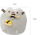 Мягкая игрушка кот с роллом VOLRO Pusheen cat Серый (vol-645) - изображение 2
