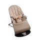 Детский шезлонг-качалка SBT group BABY Balance Soft A1 с дугой с игрушками бежевый колосок/хлопок (BBT-16-00) - изображение 1