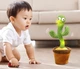 Танцюючий та співаючий кактус OPT-TOP Dancing Cactus на 120 пісень з підсвічуванням Зелений (1756374515) - зображення 4