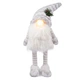 Новогодняя мягкая игрушка Novogod'ko Гном белый 60см LED нос (974626) - изображение 1