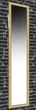 Дзеркало настінне в рамі Factura Gold small glossy 45х169 см золото - зображення 1
