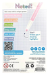 Набір файлайнерів Ooly Noted 2-in-1 Micro Fine Tip Pens & Highlighters 6 шт (0810104681223) - зображення 2