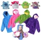 Детский плед худи с капюшоном и рукавами Huggle Pets Hoodie фиолетовый (80-140см от 3х до 12 лет) +Подушка-игрушка, толстовка детская - изображение 5