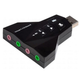 Звуковая карта 7.1 USB QTS-009 Black (16163) - изображение 4