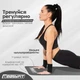 Коврик для йоги EasyFit NBR HIGH-Density 10 мм серый (йогамат из вспененного каучука для фитнеса и пилатеса, мат-каремат спортивный) EF-NK10GY - изображение 2