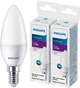 Светодиодная лампа Philips Ecohome LED Candle 5W E14 4000К 2шт (929002968837R) - изображение 1