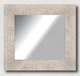 Зеркало настенное в раме Factura Textured beige 52.5х52.5 бежевое - изображение 1