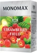Чай зеленый китайский листовой Мономах Strawberry field с ягодами, лепестками цветов и натуральным ароматом земляники 80 г (4820198877668) - изображение 1