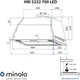 Витяжка Minola HBI 5222 WH 700 LED вбудована - изображение 11