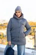 Женская куртка Lenato "Зимняя сказка" 56 графит - изображение 1