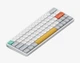 Беспроводная механическая клавиатура Nuphy Air60 V2/ Cowberry switch (linear, 45g) / Color - Ionic White / Hot-Swappable, RGB, ANSI US - изображение 1