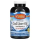 Риб’ячий жир з печінки тріски Carlson Cod Liver Oil Gems лимон, з низьким вмістом вітаміну А, 300 капсул (CAR-01393) - зображення 1