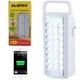 Переносной светодиодный фонарь с повербанком Almina 24 LED 30000 mAh встроенный аккумулятор белый - изображение 3
