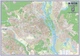 Карта Киева План города 215x150 см М1:15000 ламинированная бумага - изображение 1