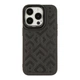 Чохол Kajsa Briquette Collection Rhombus для iPhone 14 Pro Колір Black - зображення 1