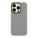 Чохол Kajsa Briquette Collection Rhombus для iPhone 15 Pro Колір Light Grey - изображение 1