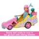 Кукла Барби Стейси Barbie Stacie Racer Doll with Go Kart Toy Car - изображение 5