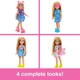 Кукла Игровой набор Barbie Chelsea Doll Барби Челси и шкаф с 15 предметами одежды и аксессуарами Mattel - изображение 3