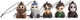 Набор из 5 фигурок подвесок Handmade by Robots Wizarding World Harry Potter Гарри Поттер виниловые шармы - изображение 2