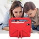 Чехол STR EVA с ручкой подставкой треугольник для Apple iPad mini 6 детский Red - изображение 6
