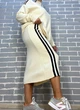 Костюм жіночий My Fashion 2024402 в’язаний оверсайз зі спідницею one size молочний - зображення 3