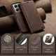 Чехол книжка Caseme с магнитом для Xiaomi 14T кофейный - изображение 7