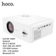 Проектор Hoco DT3 (Full HD, 1080P, Android, Wi-Fi 2.4G/5G, домашній кінотеатр, LED – 4.45", Bluetooth 5.0) – Білий - зображення 1