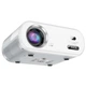 Бездротовий проектор Hoco DT2 (Android, 1280×720р, Wi-Fi, Bluetooth 5.0, AV, USB, HDMI, AUX, YouTube, Netflix, Disney+, VLC) – Біло-сірий - зображення 4