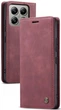 Чехол книжка Caseme с магнитом для Xiaomi 14T бордовый - изображение 1