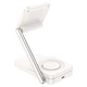 Бездротовий зарядний пристрій Hoco CQ10 Consuelo 3-in1 Milky White Hoco CQ10 Consuelo 3-in1 Milky White - зображення 2