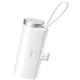 Портативний зарядний пристрій Power Bank WIWU W026 2 in 1 Type-C із БЗУ For Apple Watch 15W 5000 mAh White - зображення 1