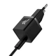 Мережевий зарядний пристрій МЗП Baseus GaN5 Fast Charger (mini) 1C 20W + Type-C to Type-C (P10110900113) Cluster Black - зображення 3