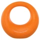 Гиря цельная 6,8 кг с TPR покрытием Star Moon Zelart SC-80145-15LB цвет оранжевый - изображение 1