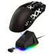 Игровая Мышка Беспроводная Attack Shark X11 Black 22000 DPI PAW3311 с зарядной догстанцией RGB подсветкой Универсальная Черная - изображение 1