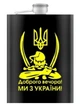 Фляга кишенькова Доброго вечора Ми з України 266 мл 9 oz нержавіюча сталь - зображення 2