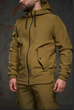 Мужской костюм Softshell утепленный куртка и штаны на флисе Intruder 0190 4XL Койот ( IN - 0190/02 N ) - изображение 7